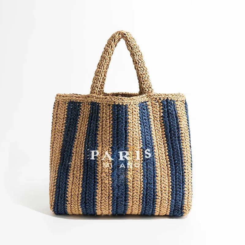 Handwoven Straw Tote Bag