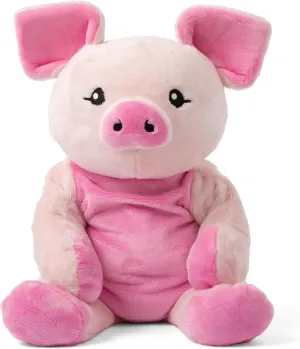 Harper The Pig 4.5 lb Heavy Cute Weighted Comfort Plush Large Unscented Self Care Stuffed Animal for All Ages - Kids, Teens and Adults
