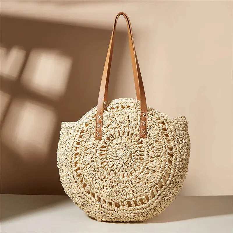 Harper Woven Tote Bag