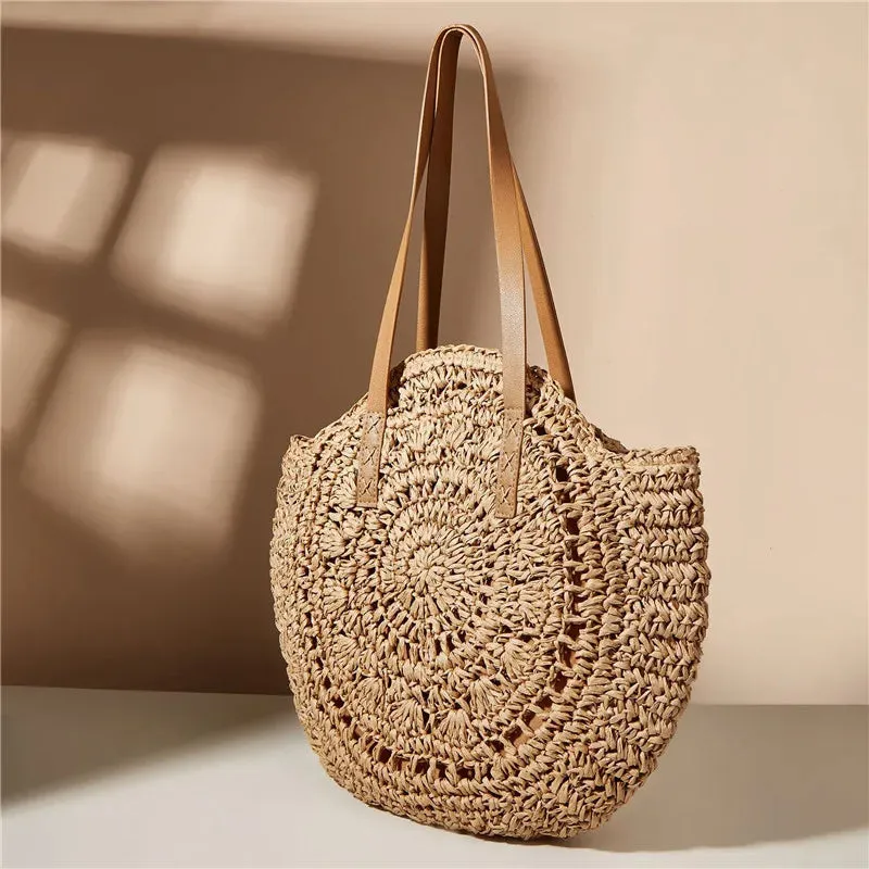 Harper Woven Tote Bag