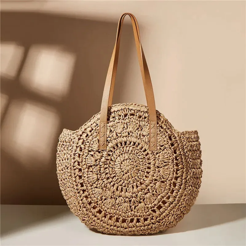 Harper Woven Tote Bag