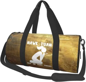 Hawk Tuah Spit On That Thang Duffel Bag Gym Bag Travel Sports Tote Large Foldable Beach Swim Yoga7
