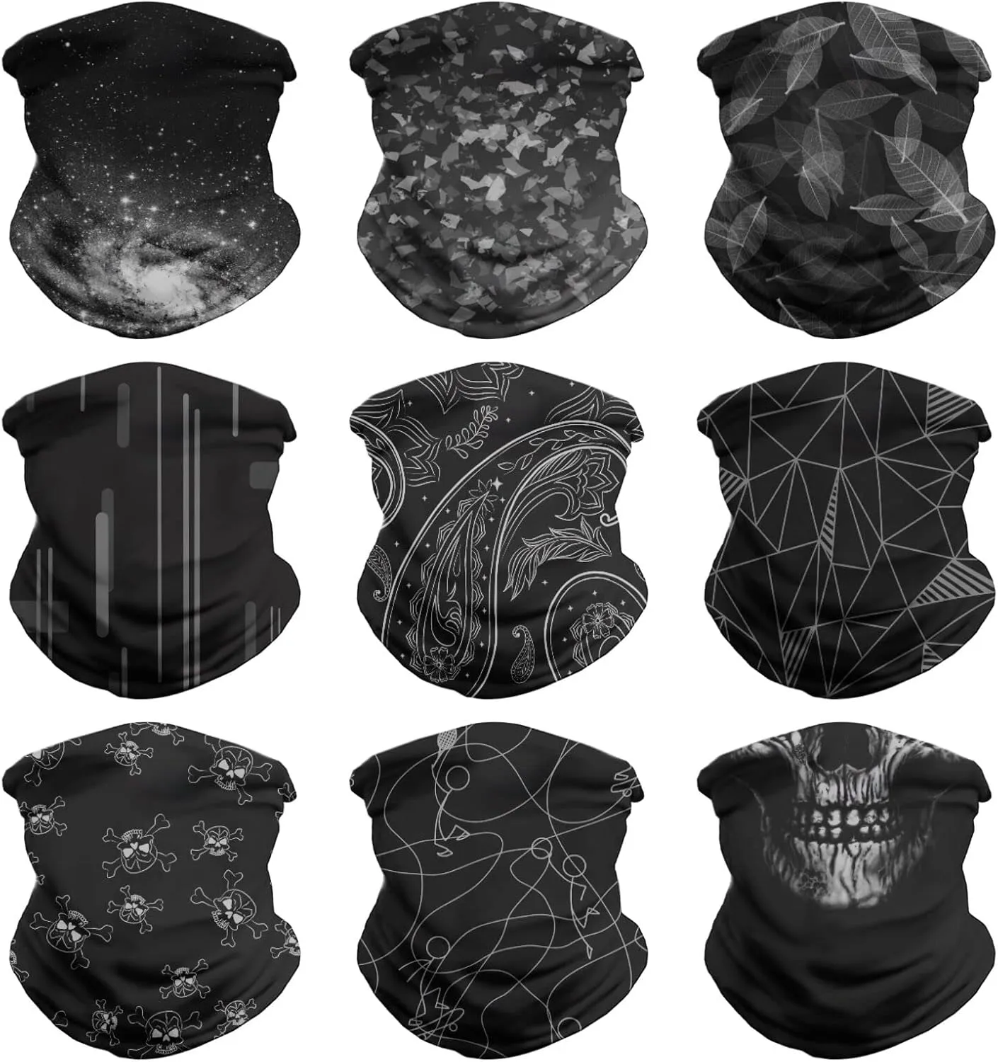 Headwear Bandana Head Wrap Face Scarf Mask Neck Warmer Balaclava for Sports