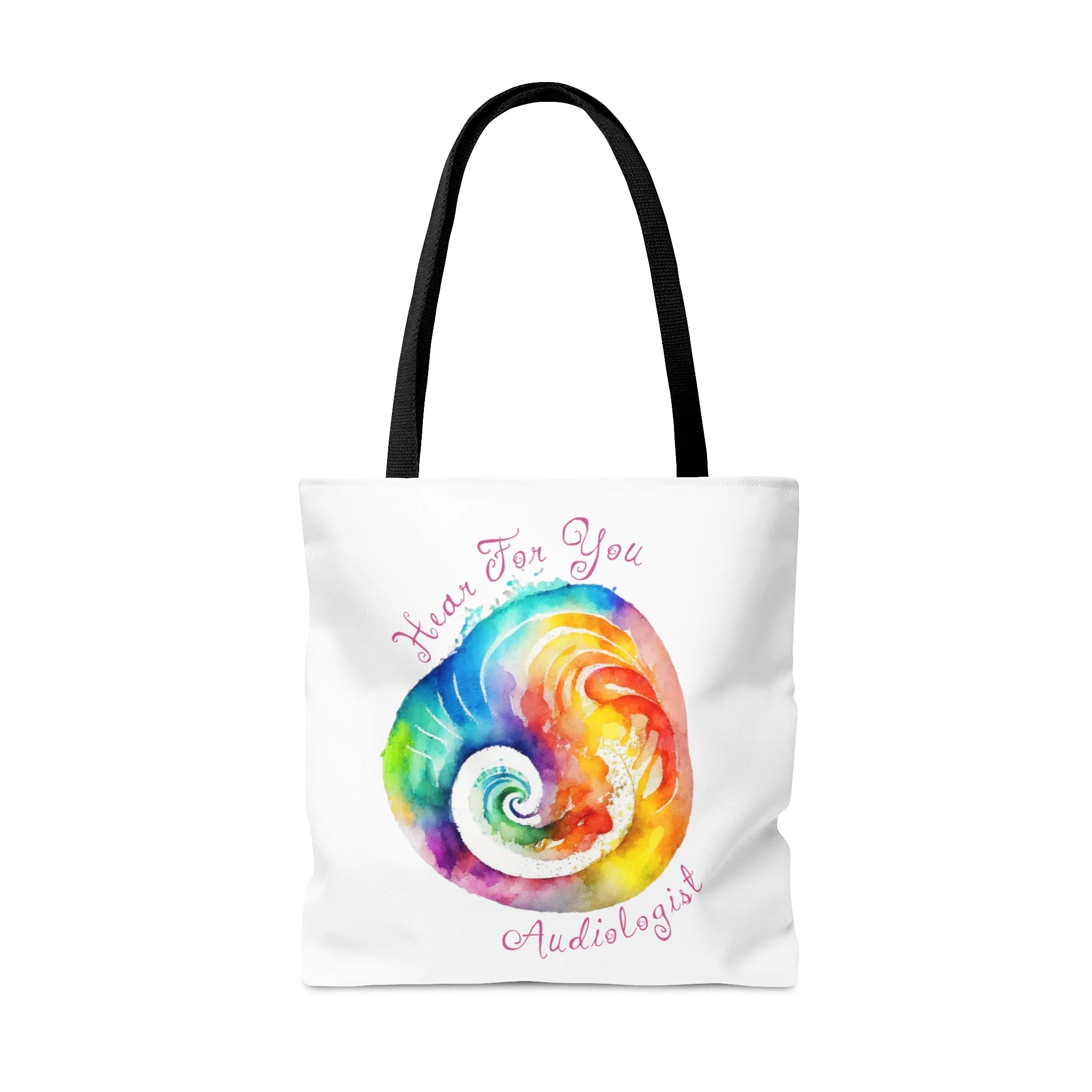 Hear for You Cochlea Tote for Audiologist - White
