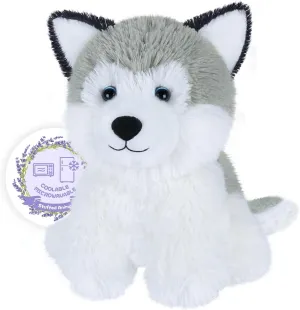 Heatable & Coolable Husky Stuffed Animals, Cute Microwavable Heating Pad Plushies for Soothing & Relaxation, Stuffed Plush Dog Toys, Dogs Plush Toys Gifts