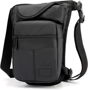 Hebetag Nylon Drop Leg Bag Hiking Waist Pack for Men Women Tactical Motorcycle Bike Cycling Riding Travel Outdoor Sports Fanny Pouch