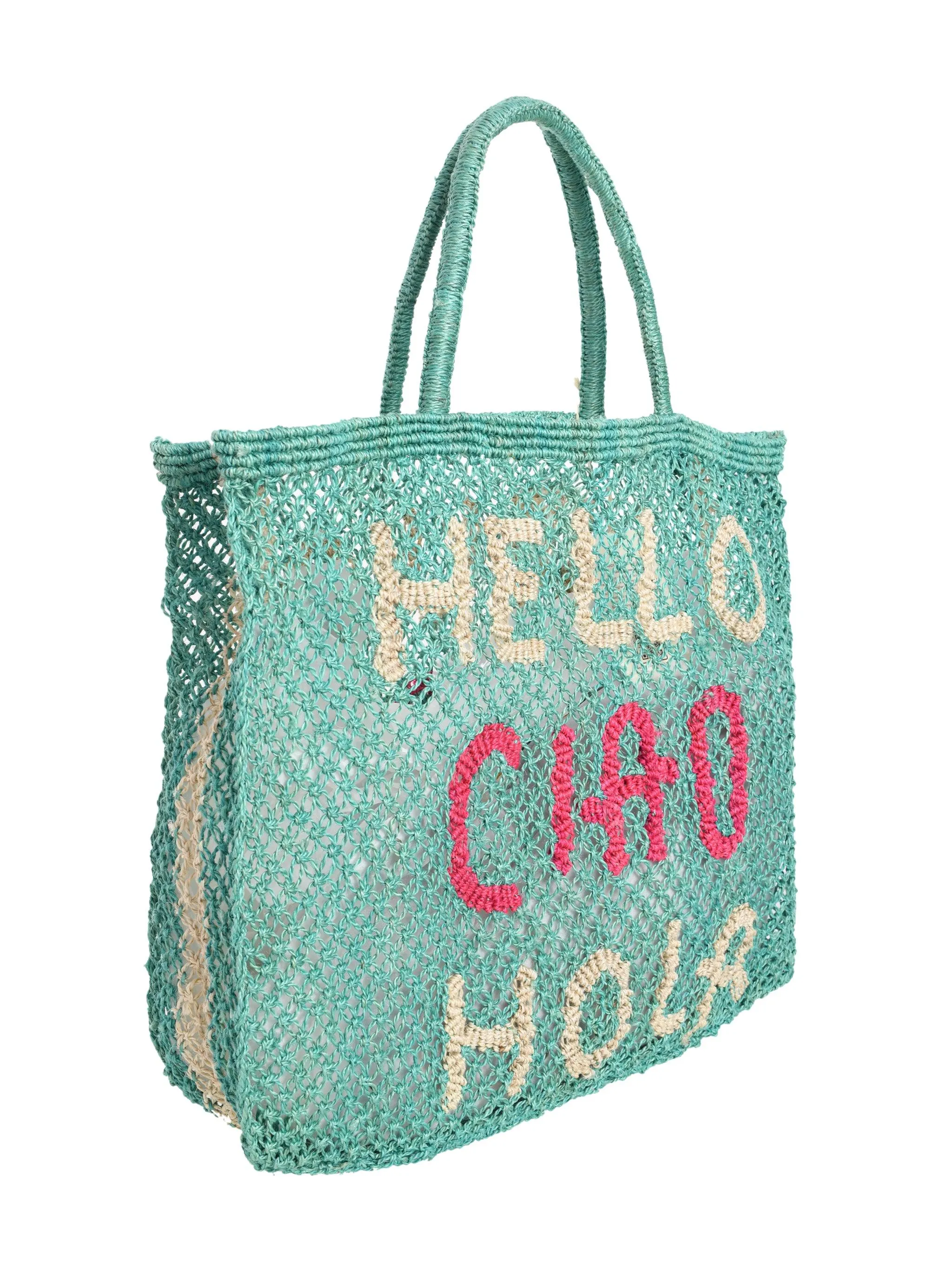 HELLO CIAO HOLA JUTE BAG