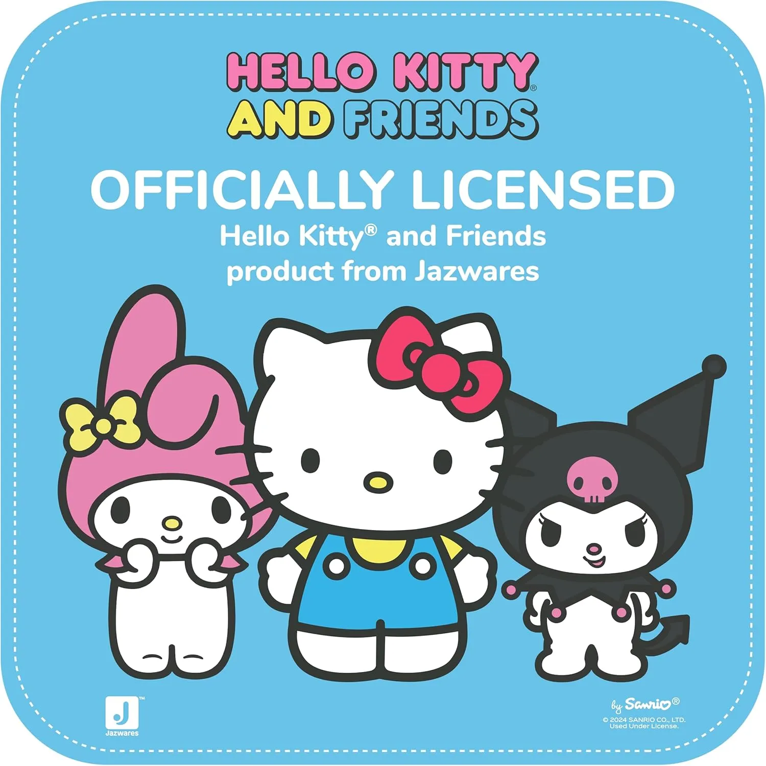 Hello Kitty and Friends Series 2, Hello Kitty Red Punks Plush - Officially Licensed Sanrio Product from Jazwares - Ages 6 