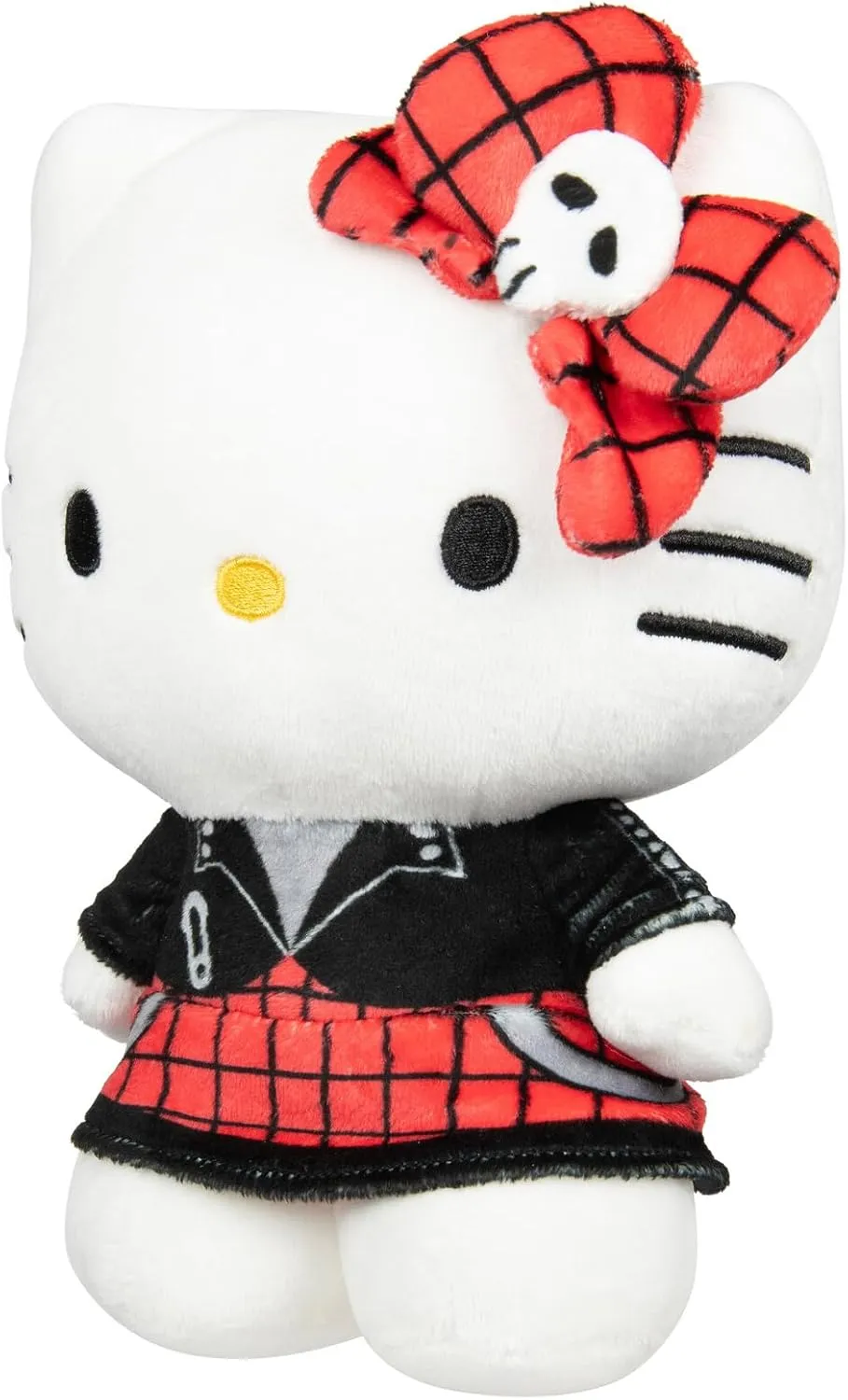 Hello Kitty and Friends Series 2, Hello Kitty Red Punks Plush - Officially Licensed Sanrio Product from Jazwares - Ages 6 