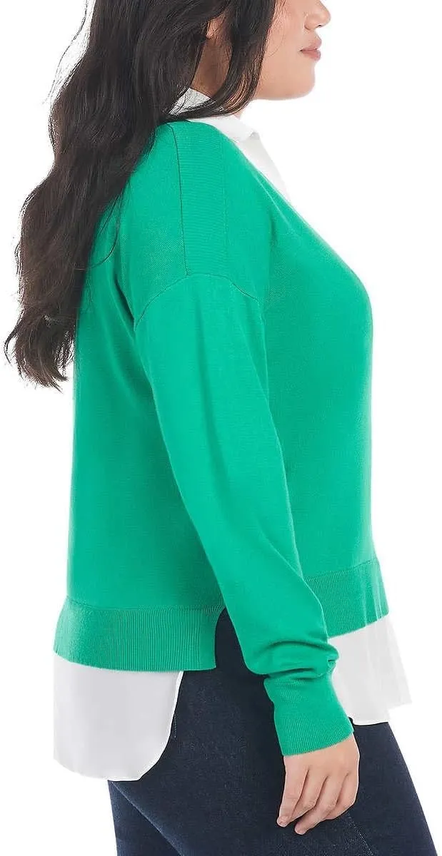 Hilary Radley Women's V-Neck Pullover Sweater