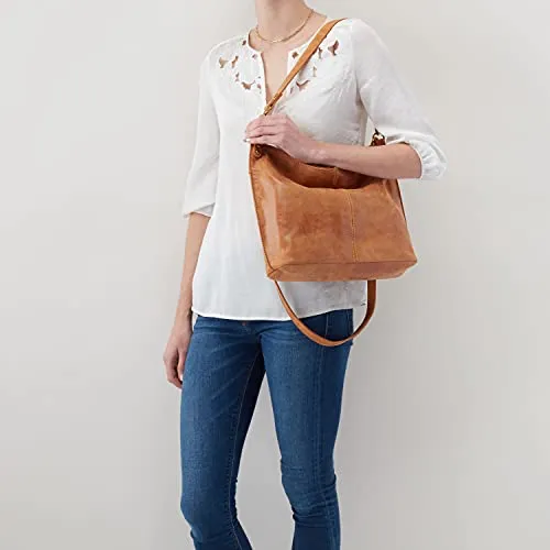 HOBO Pier Tote bag For Women - Magnetic Closure With Detachable Shoulder Strap, Gorgeous and Functional Handbag Whiskey One Size One Size