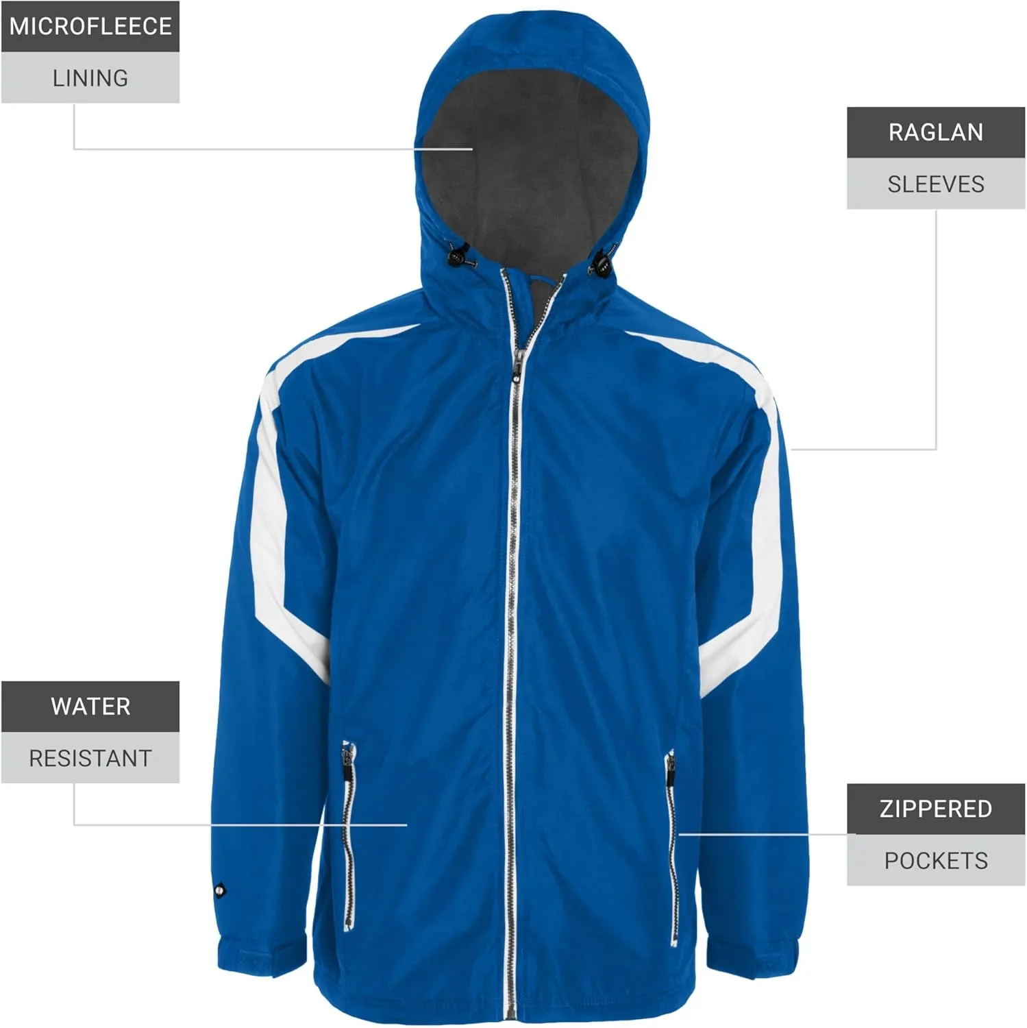 Holloway Charger Jacket-Water-Resistant Stylish Outerwear with Athletic Fit Perfect for Active Men