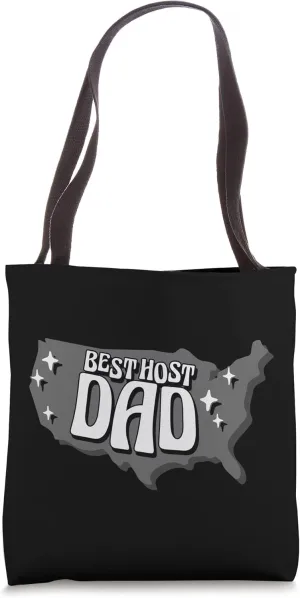 Host Parents Best Host Dad Tote Bag