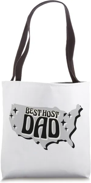 Host Parents Best Host Dad Tote Bag