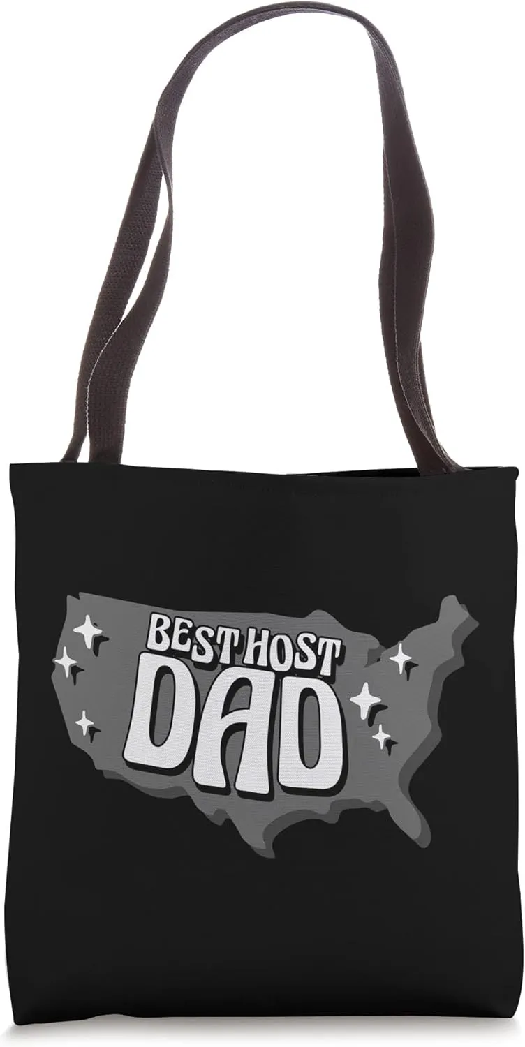Host Parents Best Host Dad Tote Bag