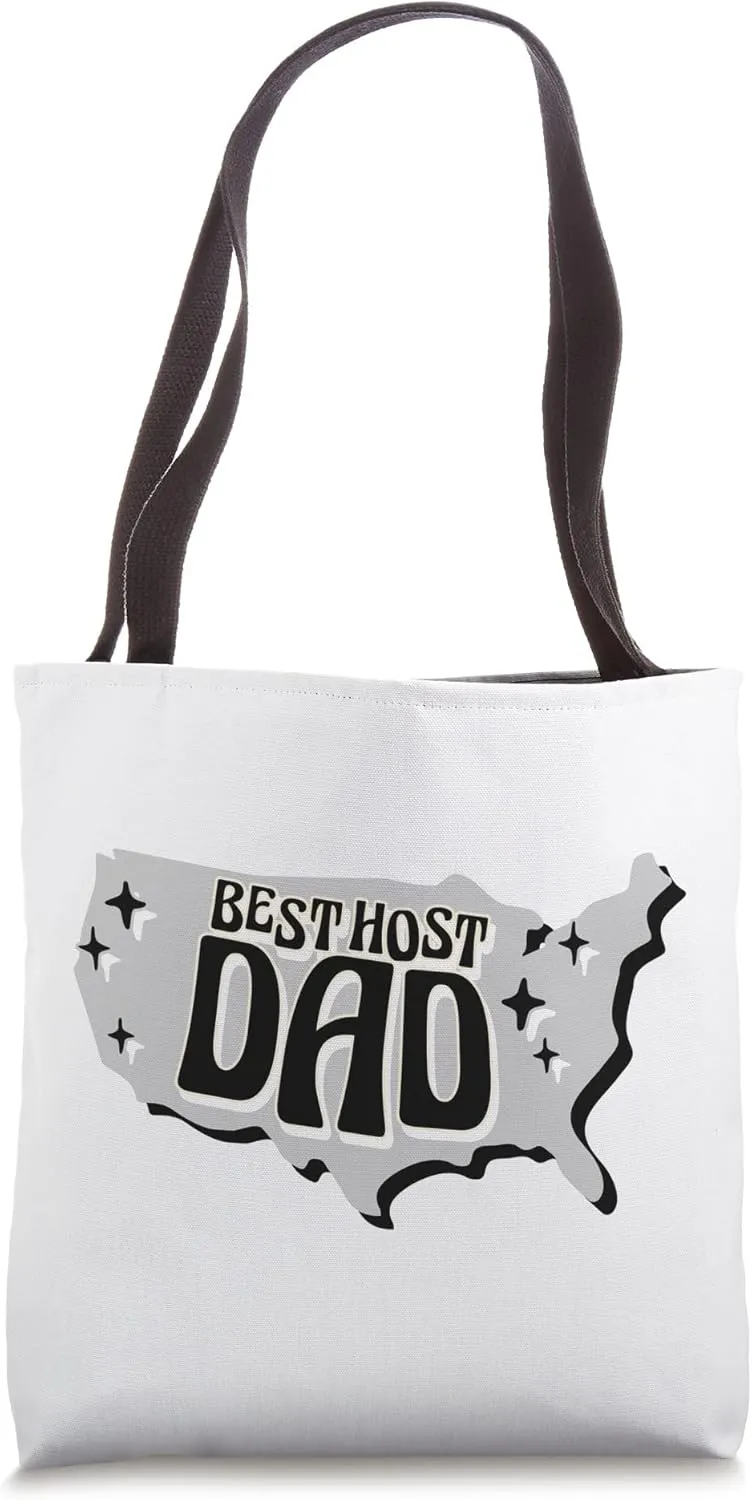 Host Parents Best Host Dad Tote Bag