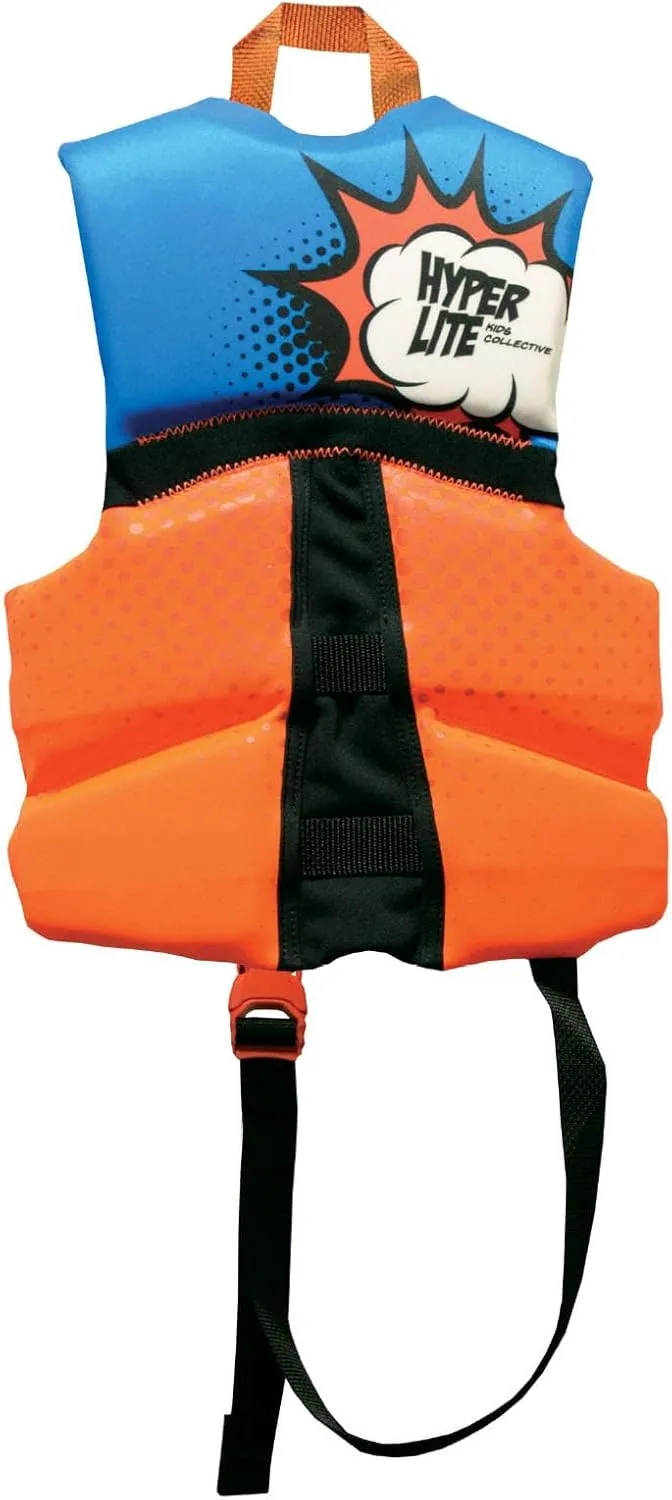 HyperLite Elite Kids Life Jacket, US Coast Guard Approved, Great for Any Water Sports Activity Including Boating, Paddle & Swimming