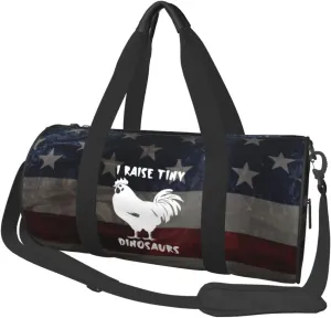 I Raise Tiny Dinosaurs Duffel Bag Gym Bag Travel Sports Tote Large Foldable Beach Swim Yoga8