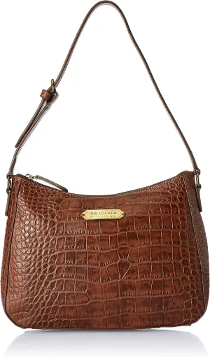 Isle Locada by Hidesign Women's Travel Leather Lightweight Shoulder Handbag Tote, Sling, Purse with Zip Closure