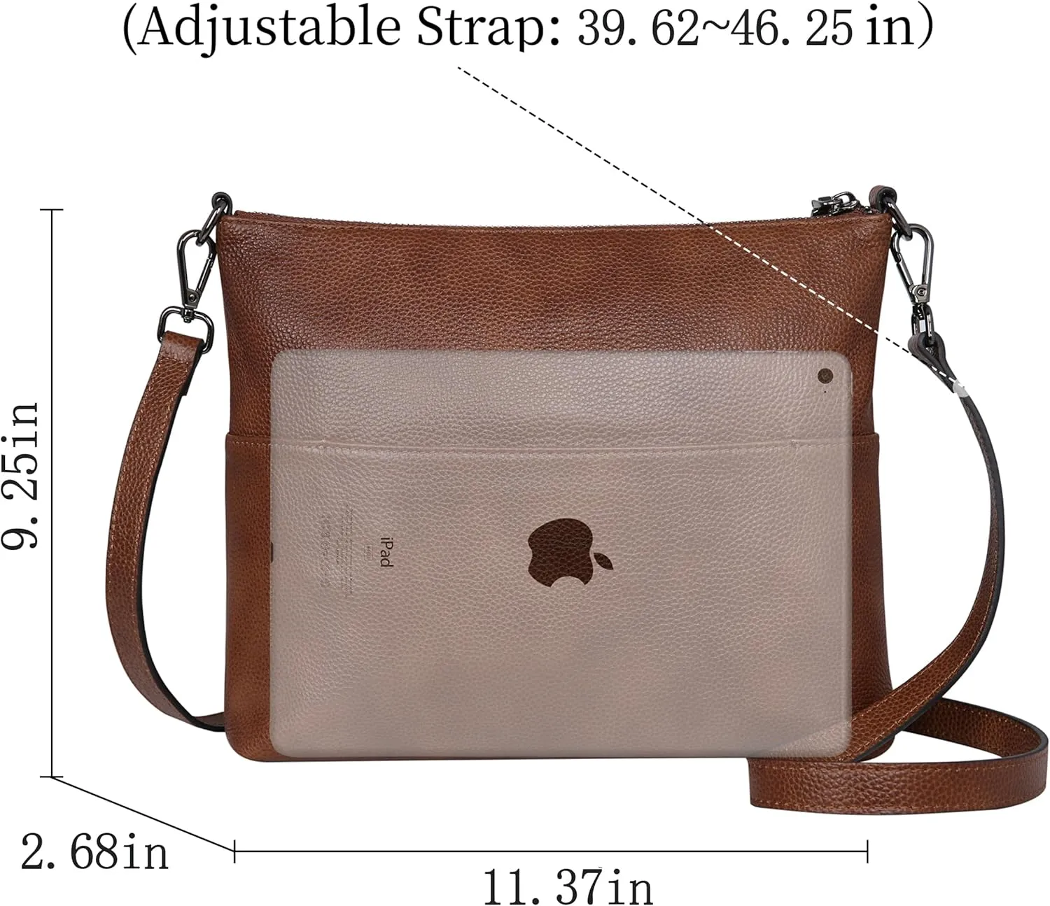 Iswee Crossbody Bag for Women Leather Purses Fashion Designer Handbags