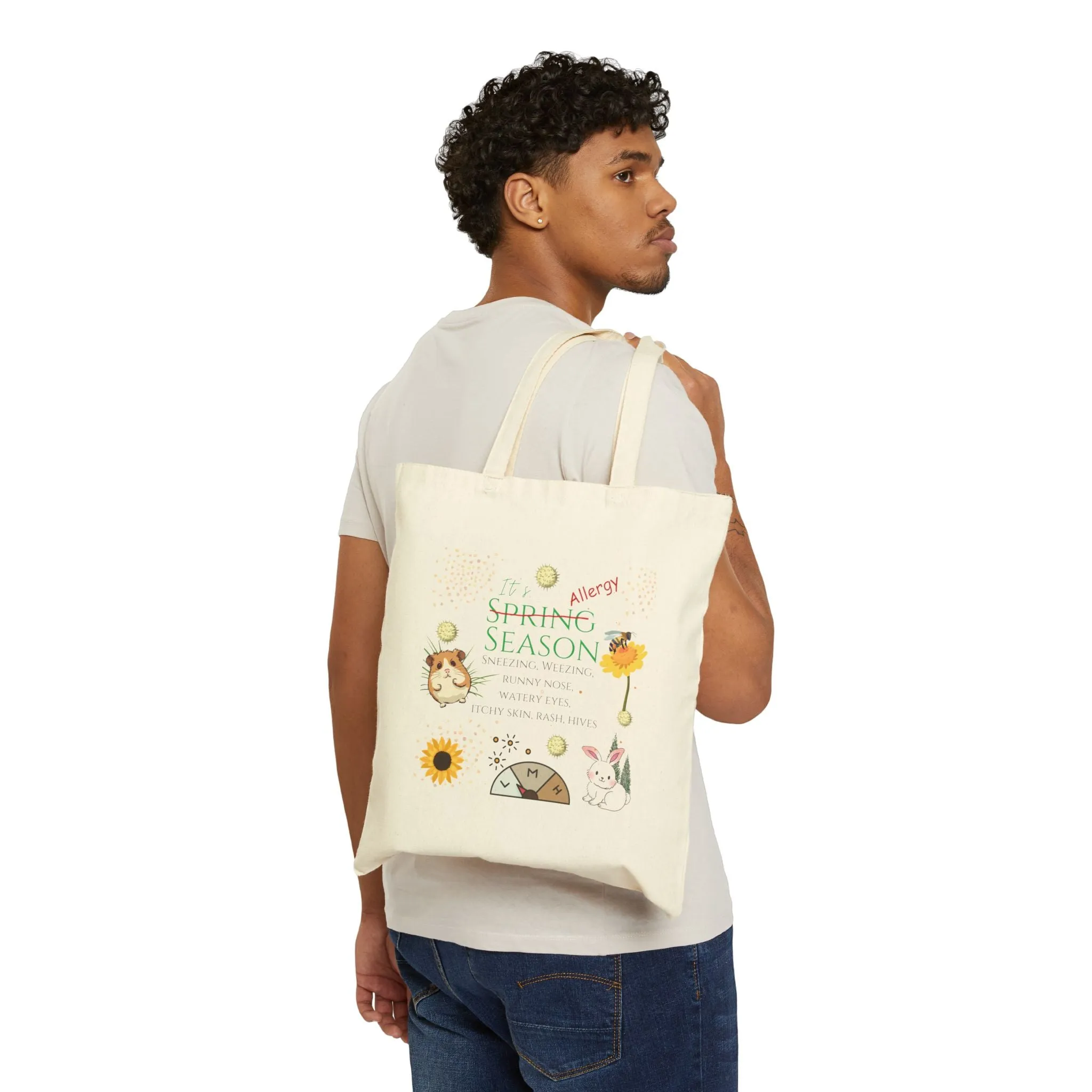 It's Spring Season Cotton Canvas Tote Bag