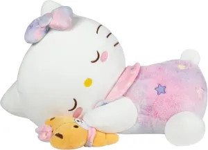 Jazwares Hello Kitty and Friends, Hello Kitty 18-inch Sleeping Plush with Bestie Accessory - Officially Licensed Sanrio Product from 6 