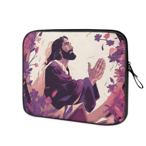 Jesus Prays Laptop/Tablet Sleeve/Bag (13 inch/14 inch)