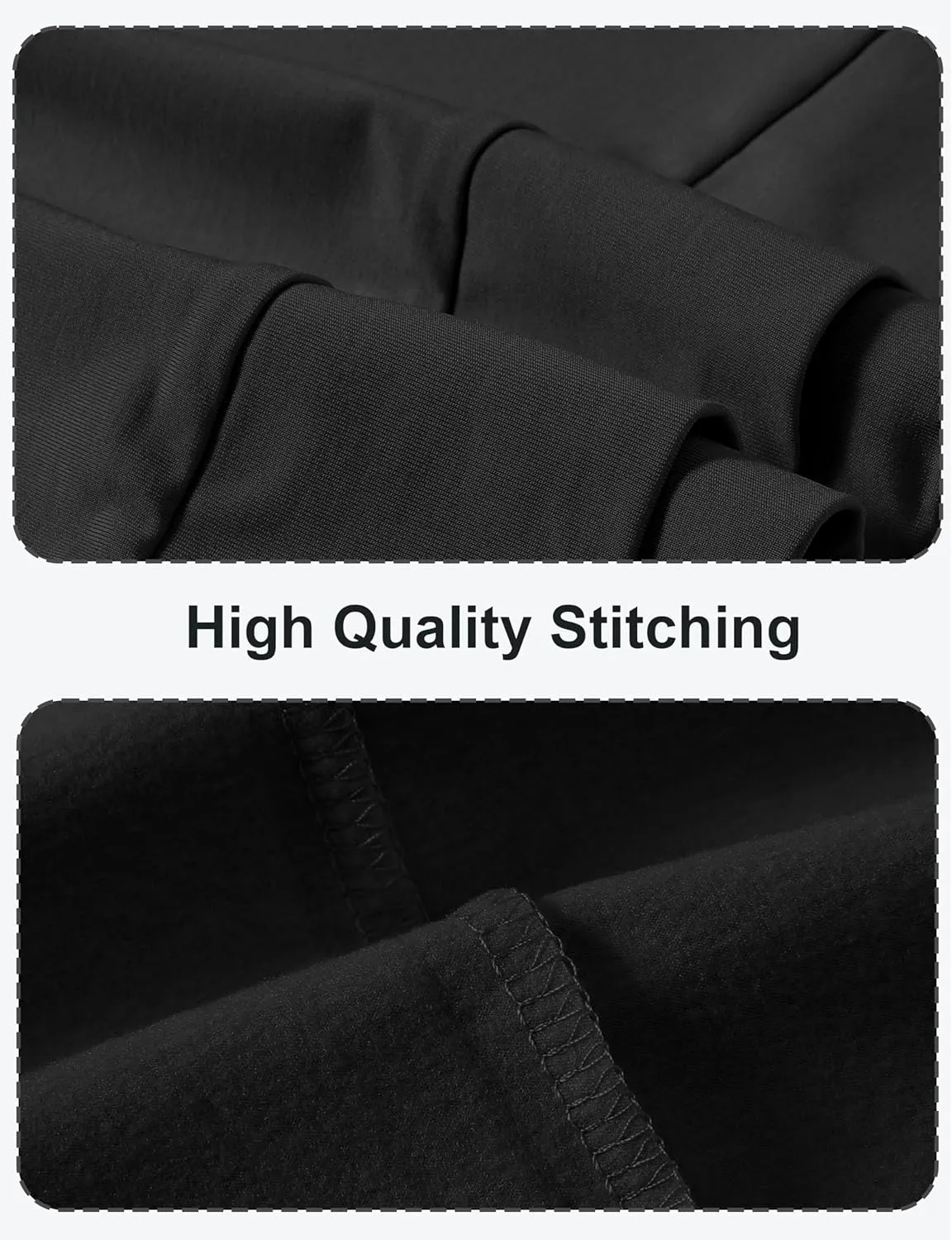 JINSHI Mens Long Sleeve Quarter Zip Pullover Stand Collar Active Golf Polo Shirt 1/4 Zipper Fleece Lining Workout Top