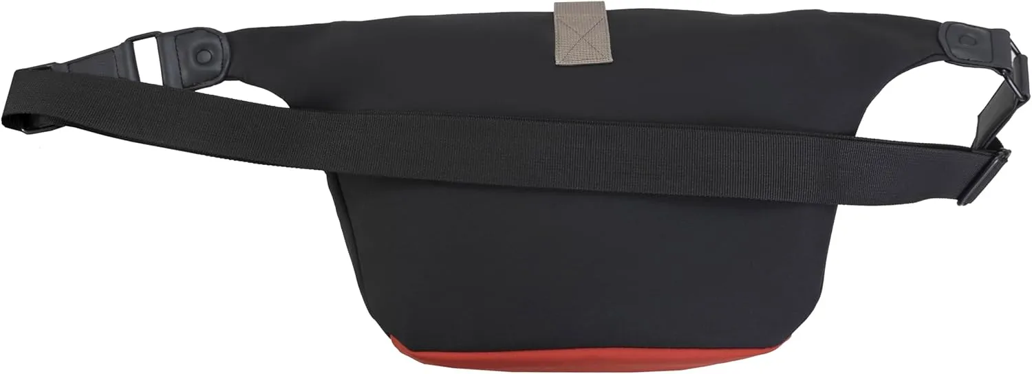 Joan & David 20 Inch Sport Nylon Travel Sling Pouch with Slip Pockets (Black/Multi)