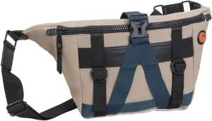 Joan & David 20 Inch Sport Nylon Travel Sling Pouch with Slip Pockets (Tan/Multi)