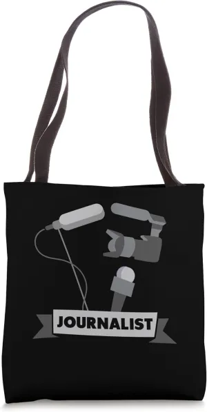 Journalist Job Press Journalism Reporter Tote Bag