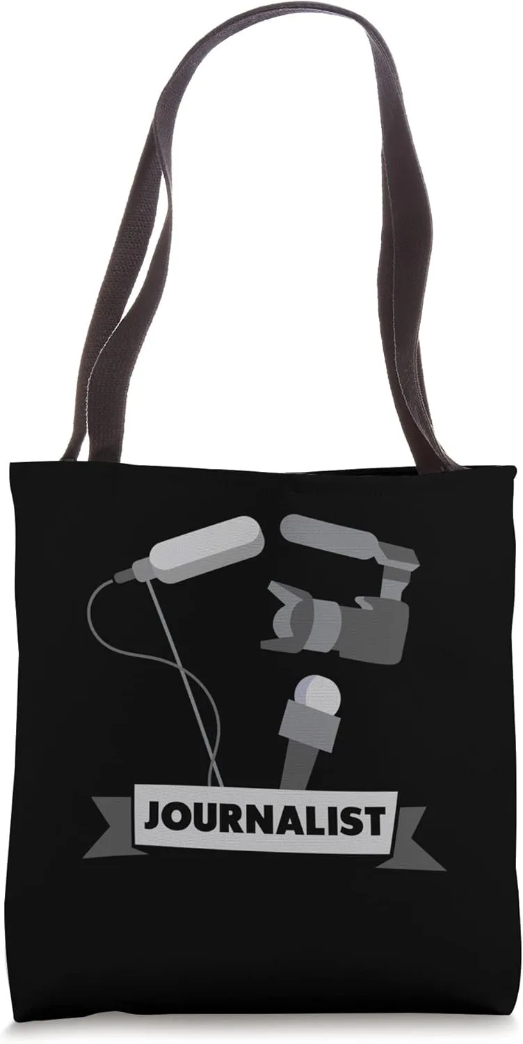 Journalist Job Press Journalism Reporter Tote Bag