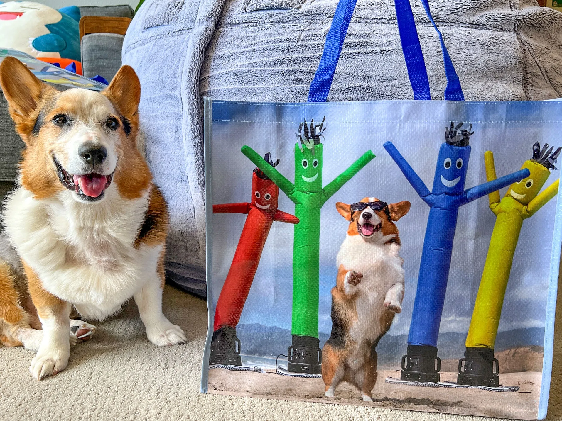 Jumbo Corgi Reusable Shopping Bag