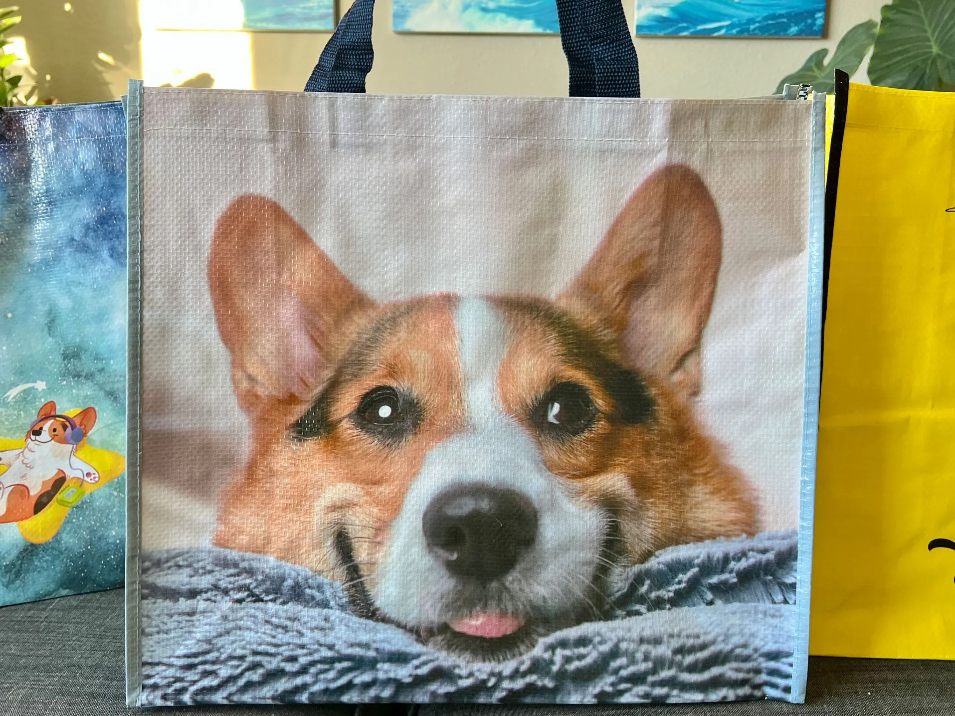 Jumbo Corgi Reusable Shopping Bag