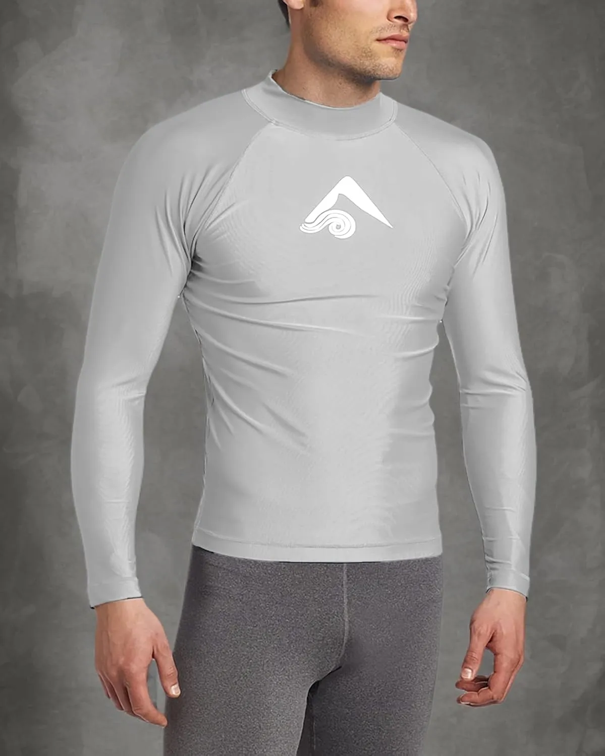 Kanu Surf Platinum Rashguard UPF 50  Sun Protection Long Sleeve Swim Shirts for Men-Premium Rash Guard for Men
