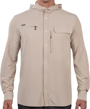 KastKing Baxter Pass UPF 50  Long Sleeve Shirt with Hood - Breathable, Quick-Dry, 4-Way Stretch, Multi Design for Outdoors