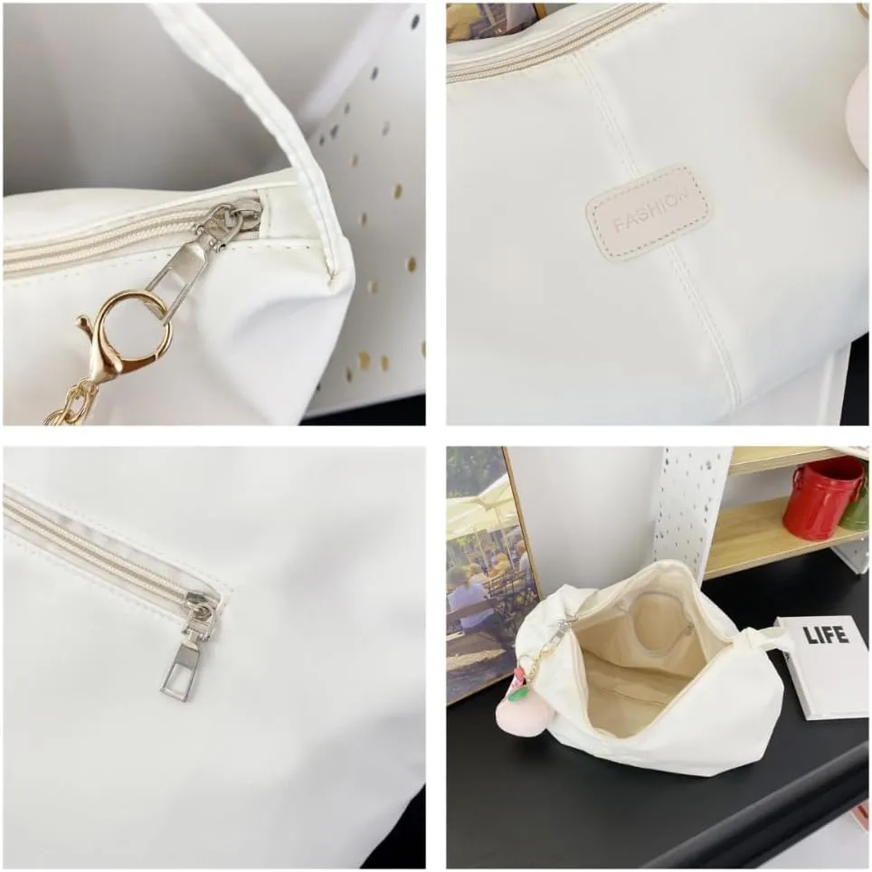Kawaii Crossbody Bag Cute Nylon Sling Bag Crossbody Bags for Women Cute Aesthetic Sling Bag Purse (black)