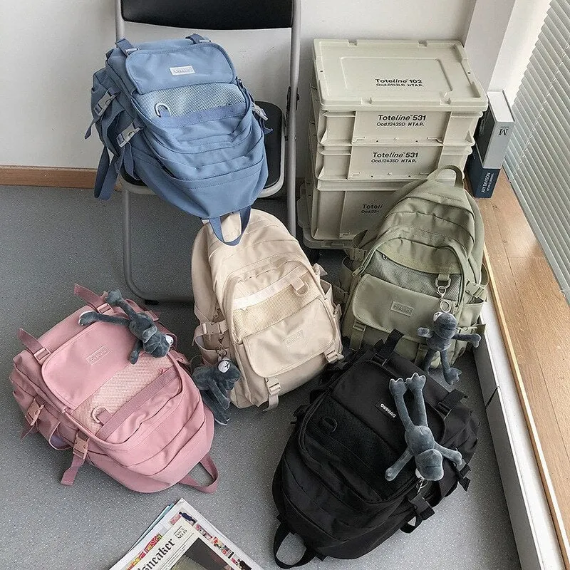 Kawaii Nylon Student Backpack