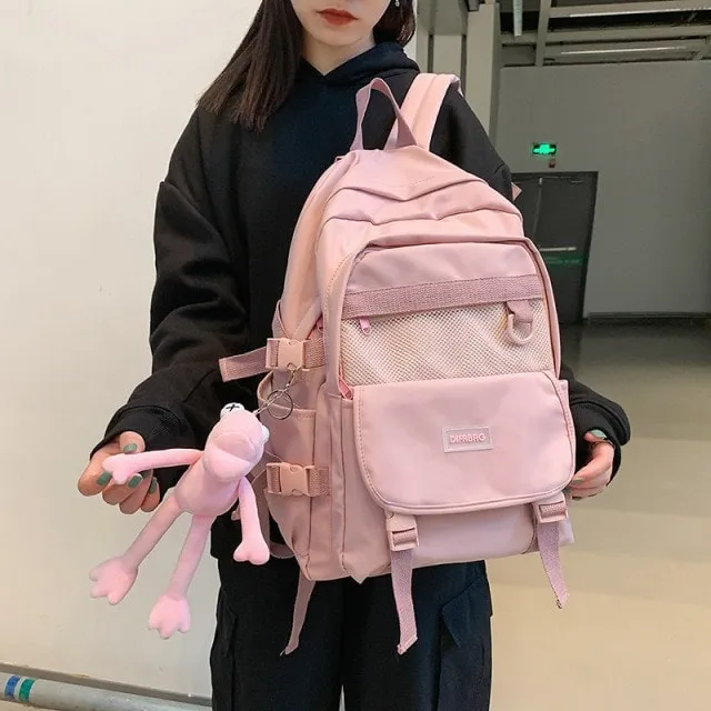 Kawaii Nylon Student Backpack