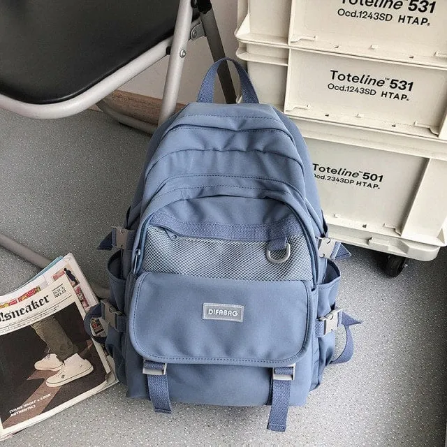 Kawaii Nylon Student Backpack