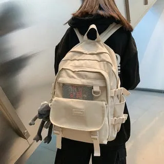 Kawaii Nylon Student Backpack