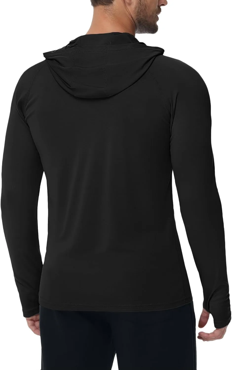 KEFITEVD Men's Sun Protection Hoodie Shirt UPF 50  Long Sleeve Rash Guard SPF Outdoor Fishing Lightweight Quick Dry UV Shirts