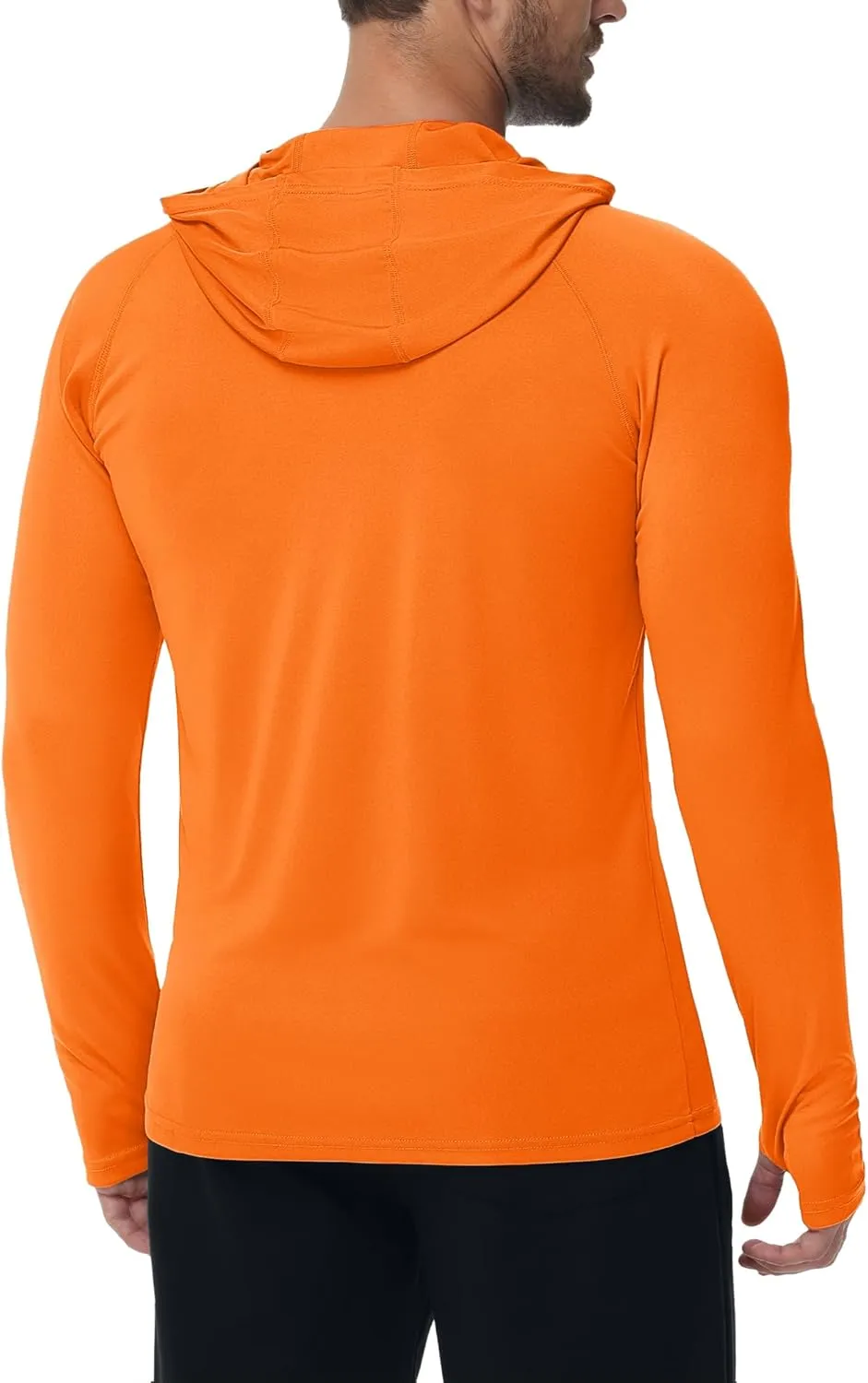 KEFITEVD Men's Sun Protection Hoodie Shirt UPF 50  Long Sleeve Rash Guard SPF Outdoor Fishing Lightweight Quick Dry UV Shirts