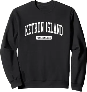 Ketron Island Washington WA Vintage Athletic Sports Design Sweatshirt
