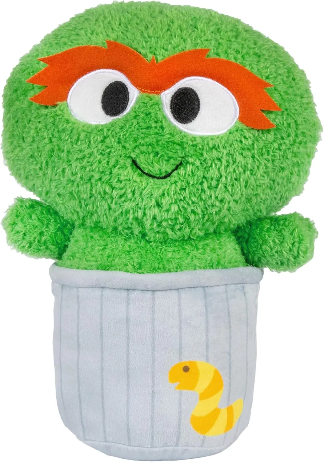 KIDS PREFERRED Sesame Street Oscar The Grouch Cuteeze Stuffed Plush Toy 12 Inch Extra Soft Plushie for Kids, Crinkle Sound in Hands, Rattle in Head
