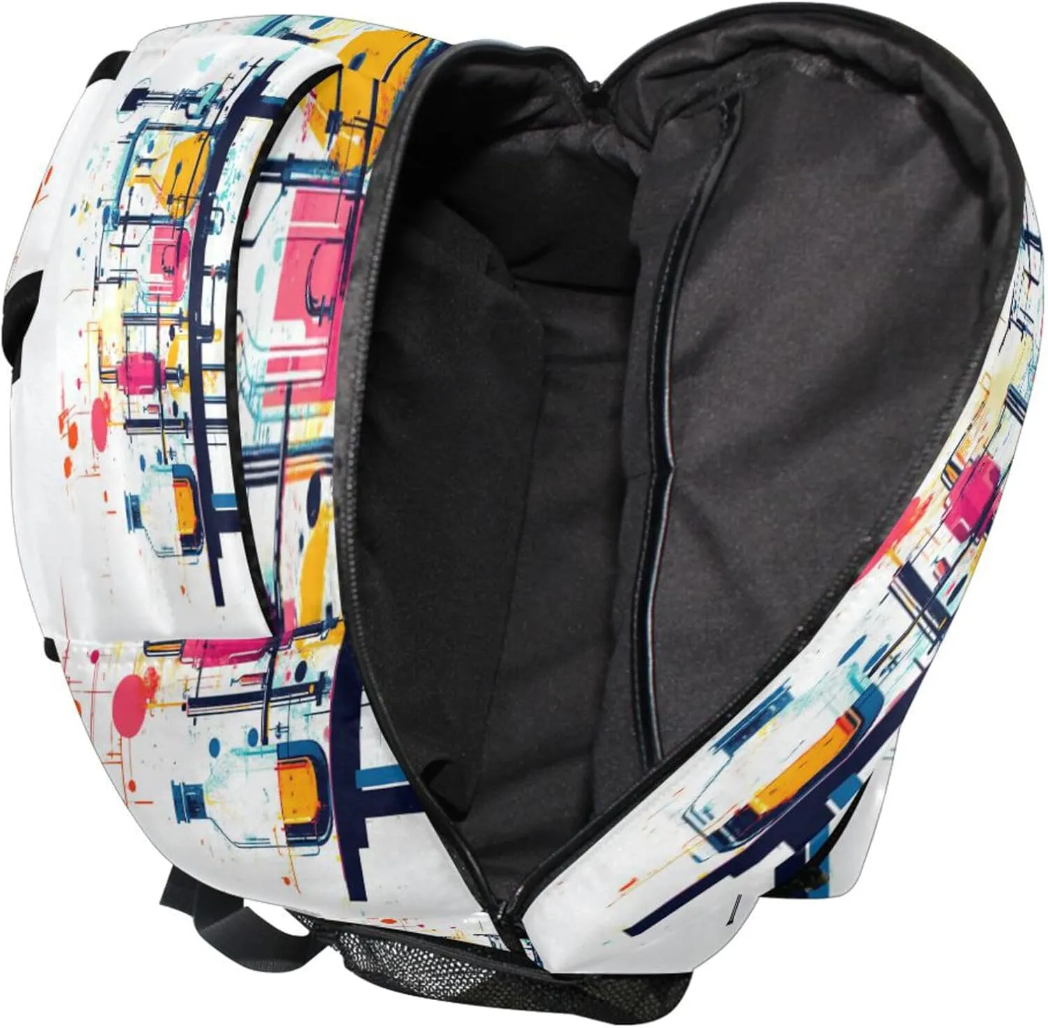 KLL Day Backpack for Men Women Fashion College School Computer Bag with Chest Strap for Travel Trip Science Chemical Set
