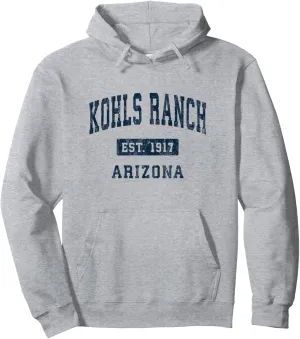 Kohls Ranch Arizona AZ Vintage Athletic Sports Design Pullover Hoodie