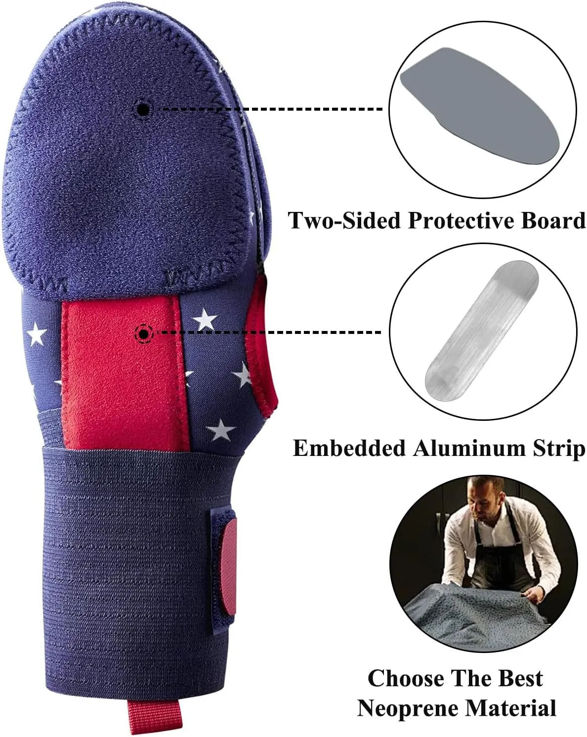 KRTOYUST® Sliding Mitt - Baseball Softball Baserunning Sliding Glove with Elastic Compression Strap, Custom Design for Youth and Adult