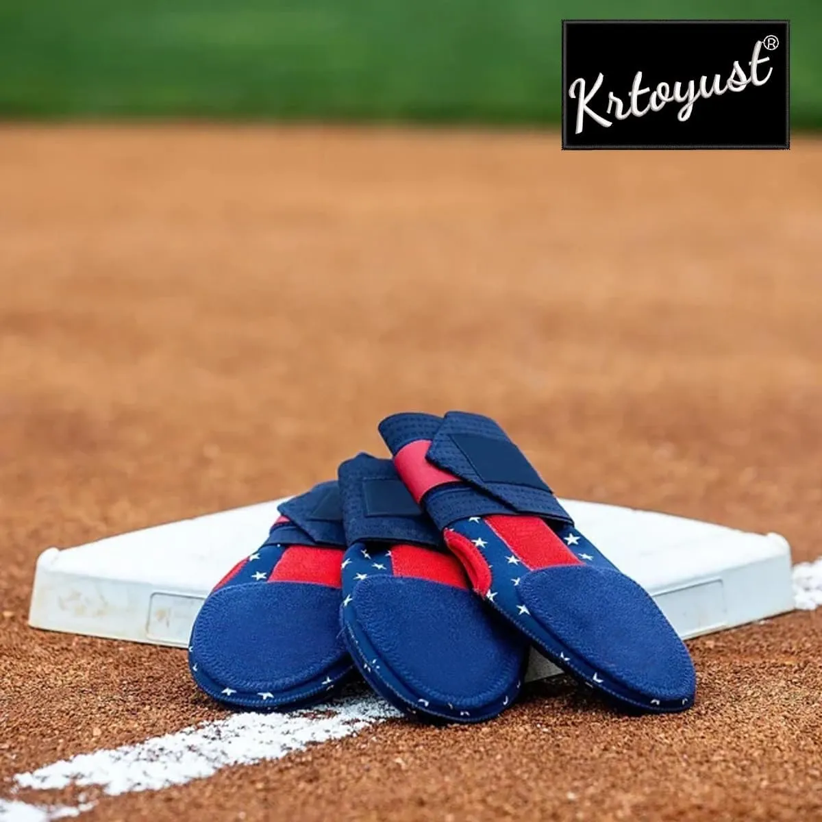 KRTOYUST® Sliding Mitt - Baseball Softball Baserunning Sliding Glove with Elastic Compression Strap, Custom Design for Youth and Adult
