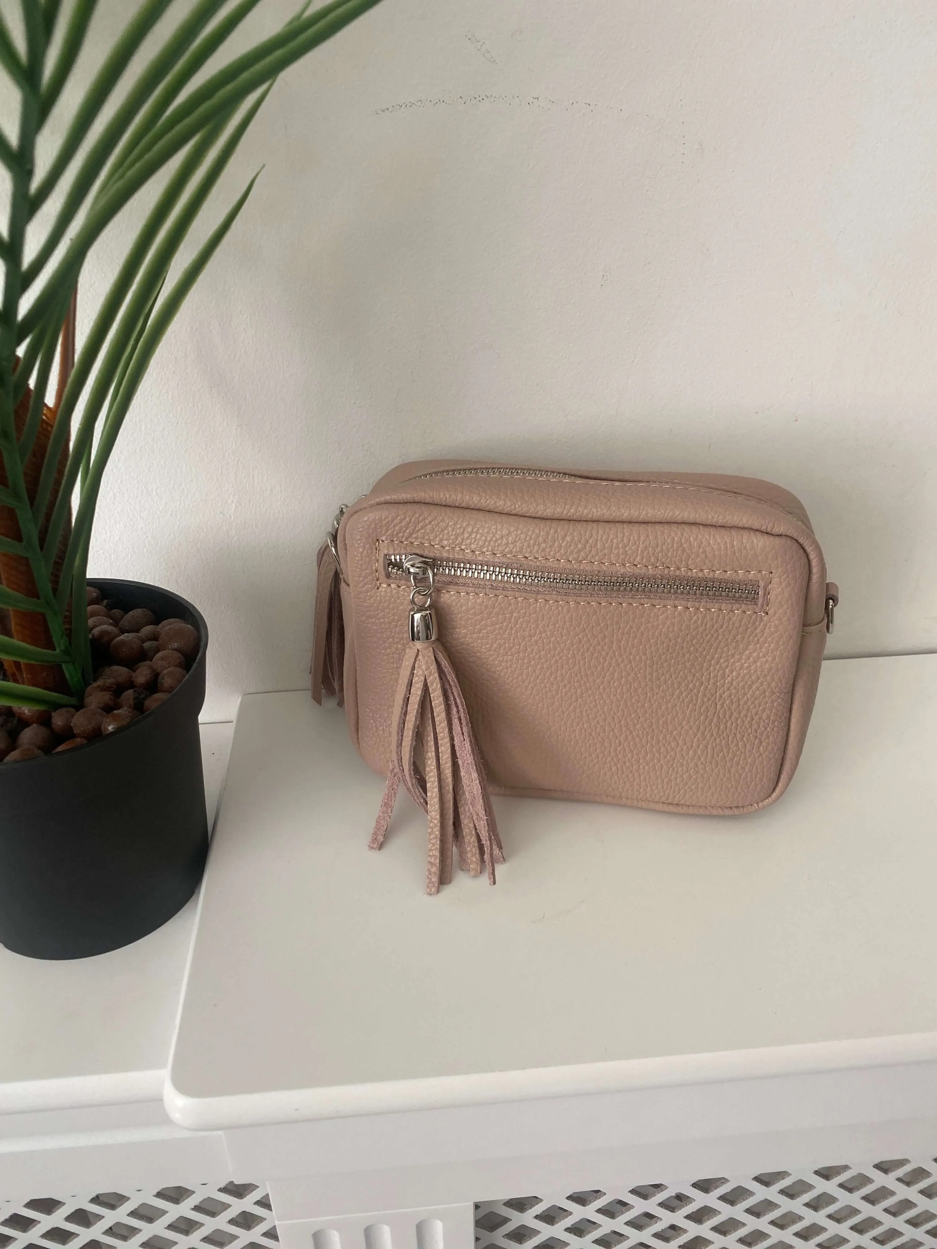 Ladies Leather Tassel Bag